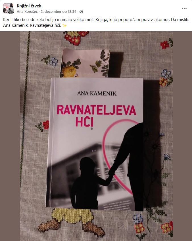 ana kamenik ravnateljeva hci zalozba 5ka